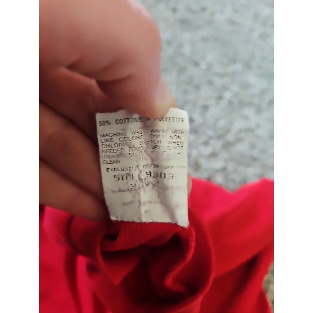 Vintage Lee Pipes Shirt Boys Size 4T Crew Neck Y2K Red Short Sleeve kids clothin